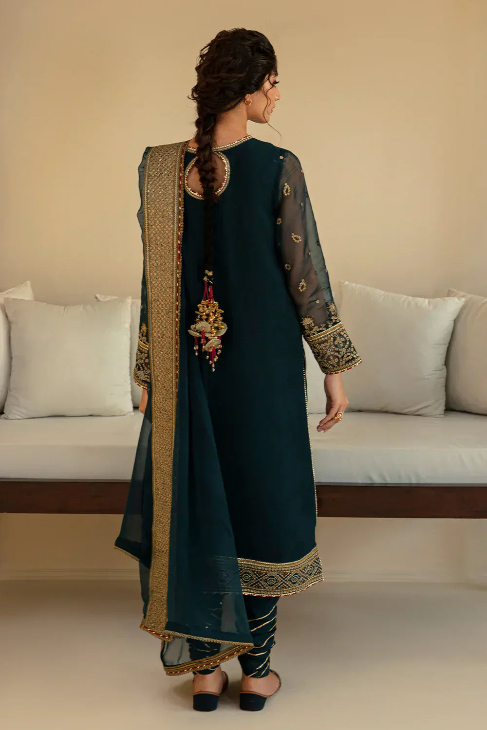 Baroque | Formals Collection | UF-393 -  Baroque Formal - Original Designer Dress - House of Maryam