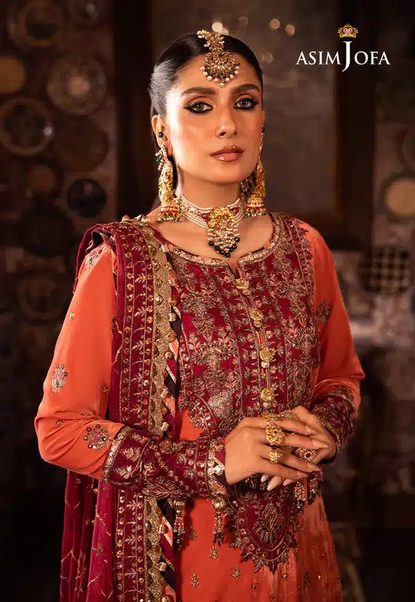Asim Jofa | Makhmal Wedding Velvet 23 | AJMM-01 -  Asim Jofa Bridal - Original Designer Dress - House of Maryam