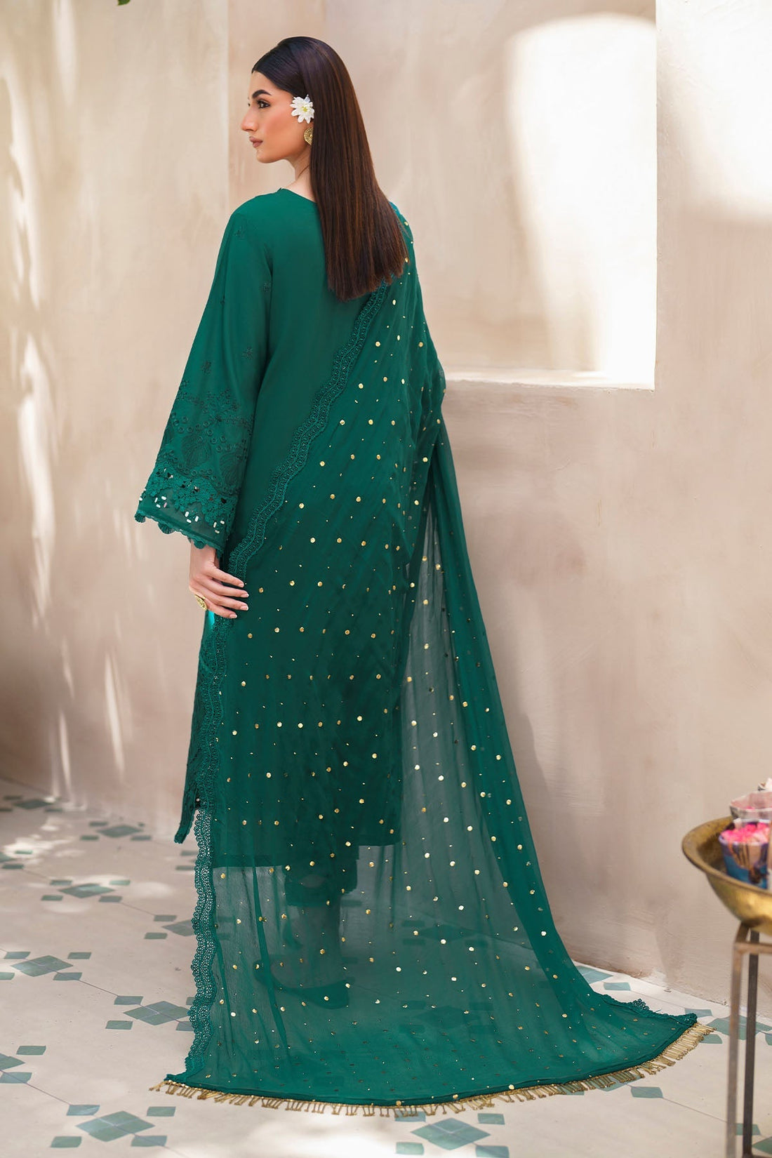 Nureh | Bazaar Lawn | NS-135 -  Nureh Luxury - Original Designer Dress - House of Maryam