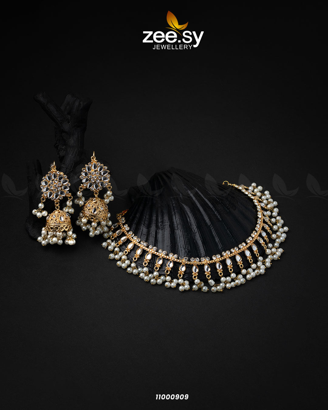Necklace-0618 -  Zeesy Necklace Sets - Original Designer Dress - House of Maryam