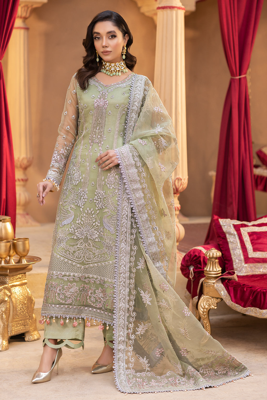 Neeshay | Dastgah Festive Formals | RANG-E-BAHAR -  Neeshay Formal - Original Designer Dress - House of Maryam
