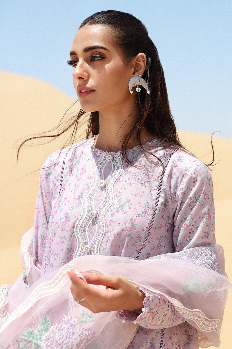 Cross Stitch | Eid Lawn 24 | LAVENDER -  Cross Stitch Luxury - Original Designer Dress - House of Maryam