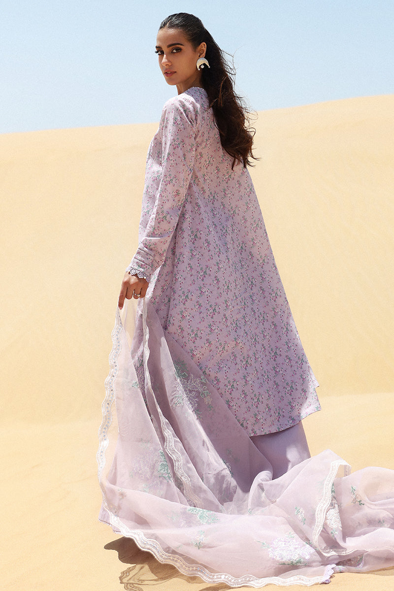 Cross Stitch | Eid Lawn 24 | LAVENDER -  Cross Stitch Luxury - Original Designer Dress - House of Maryam