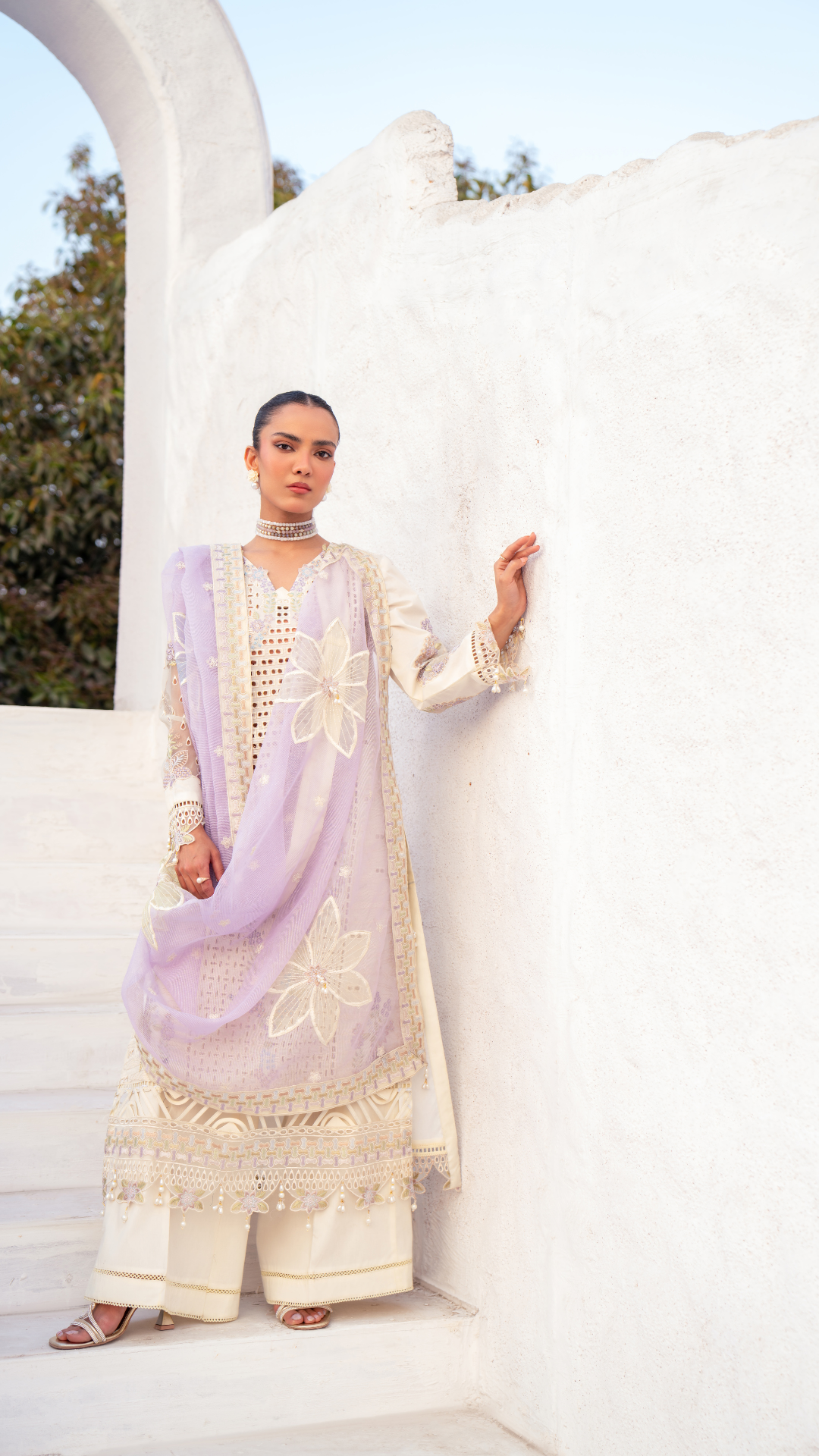 Zebtan | ZA-07 | Anaya Lawn -  Zebtan Luxury Lawn - Original Designer Dress - House of Maryam
