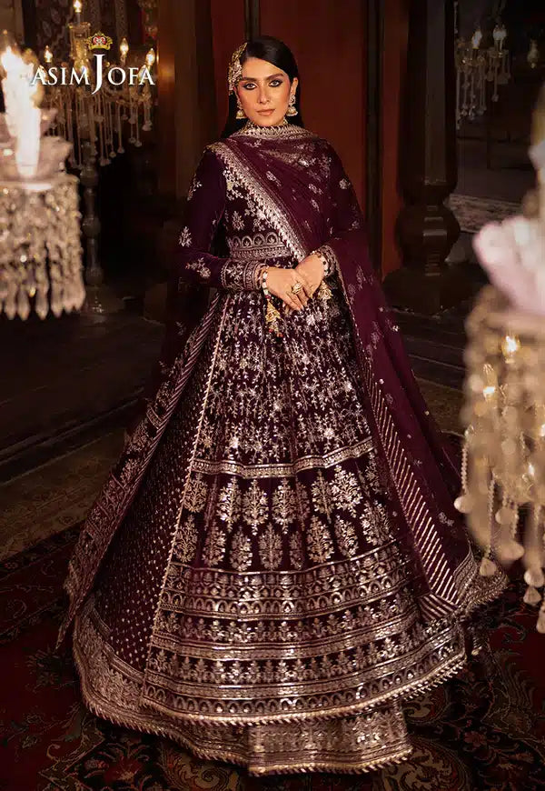 Asim Jofa | Makhmal Wedding Velvet 23 | AJMM-11 -  Asim Jofa Bridal - Original Designer Dress - House of Maryam