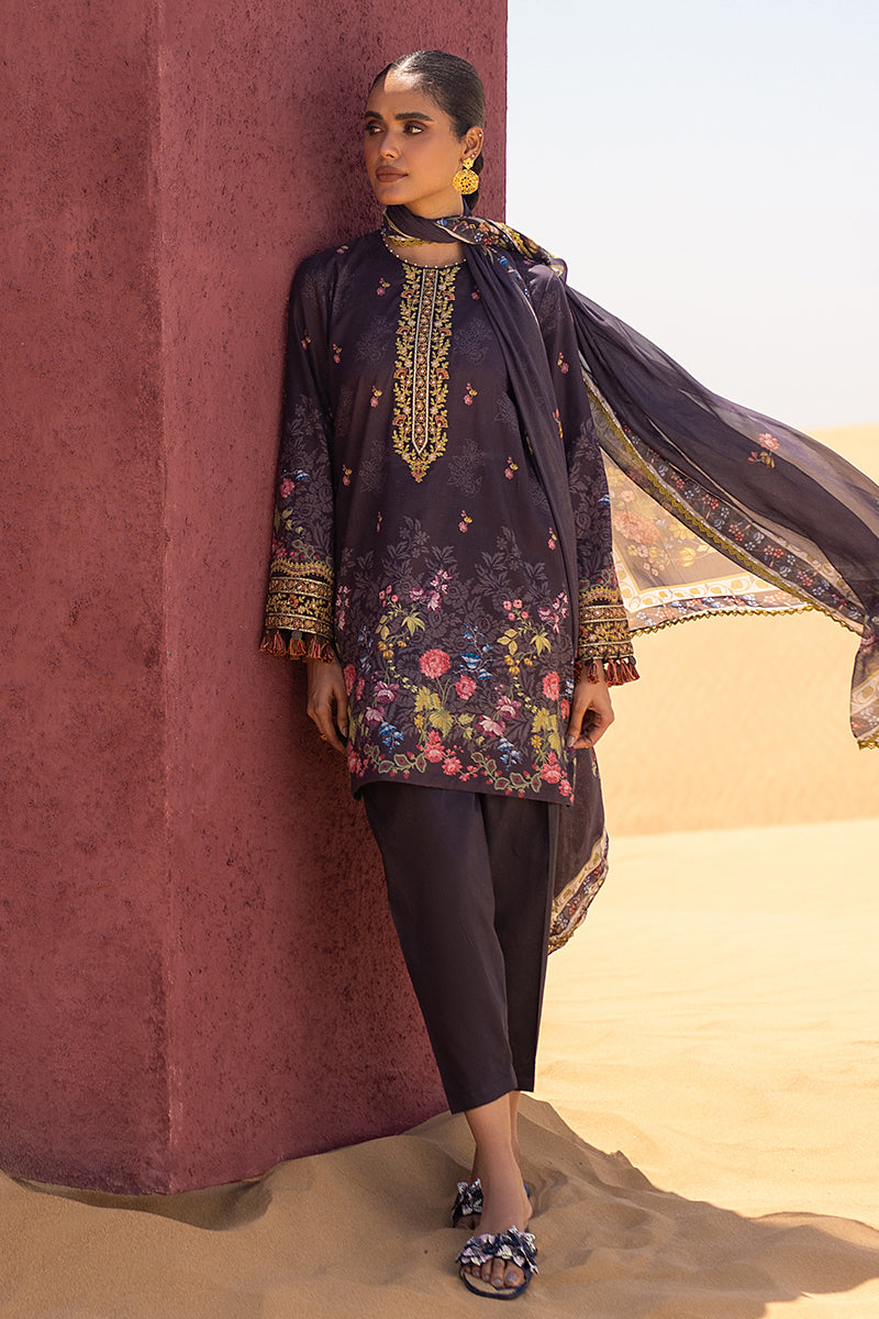 Cross Stitch | Eid Lawn 24 | GRAVEL -  Cross Stitch Luxury - Original Designer Dress - House of Maryam