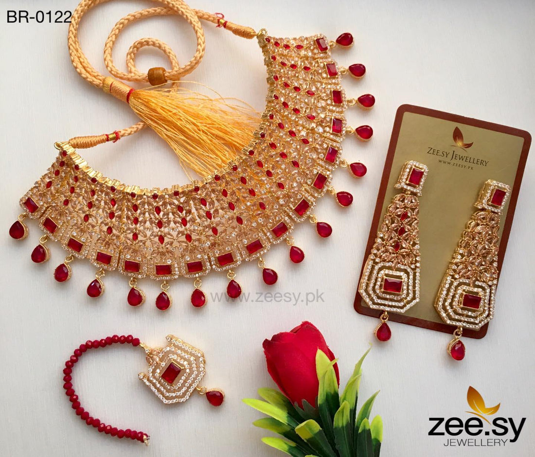 Diamond Bridal-0122 -  Zeesy Bridal Set - Original Designer Dress - House of Maryam