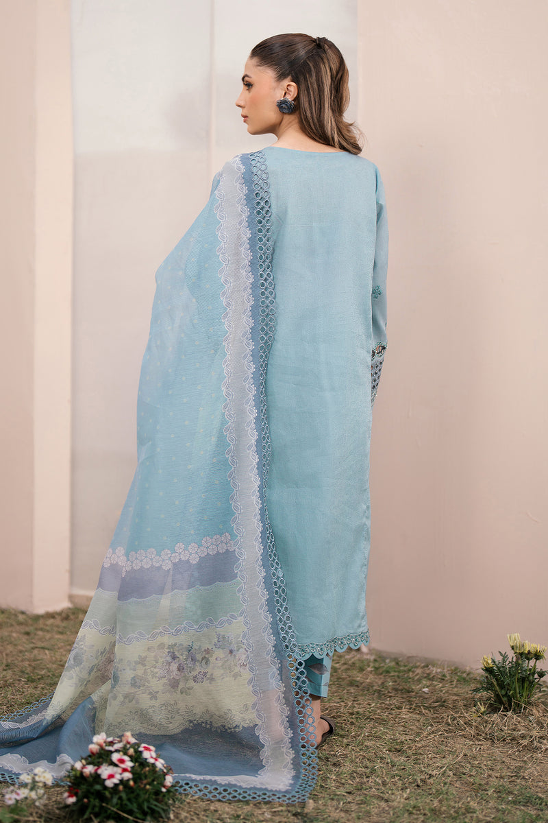Baroque | Luxury Pret 24 | JACQUARD LAWN UF-611 -  Baroque Luxury - Original Designer Dress - House of Maryam