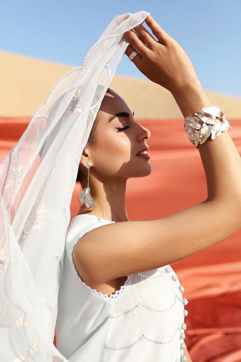 Cross Stitch | Eid Lawn 24 | FLORAL TALE -  Cross Stitch Luxury - Original Designer Dress - House of Maryam