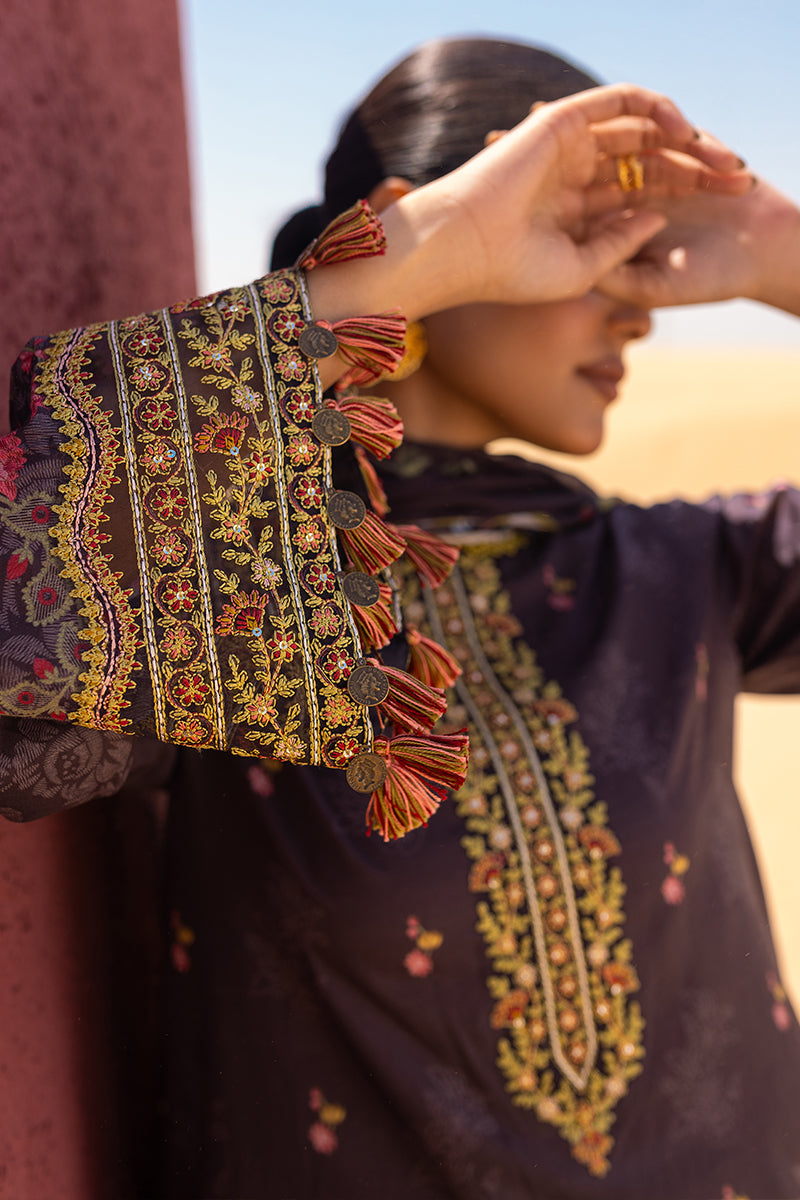 Cross Stitch | Eid Lawn 24 | GRAVEL -  Cross Stitch Luxury - Original Designer Dress - House of Maryam