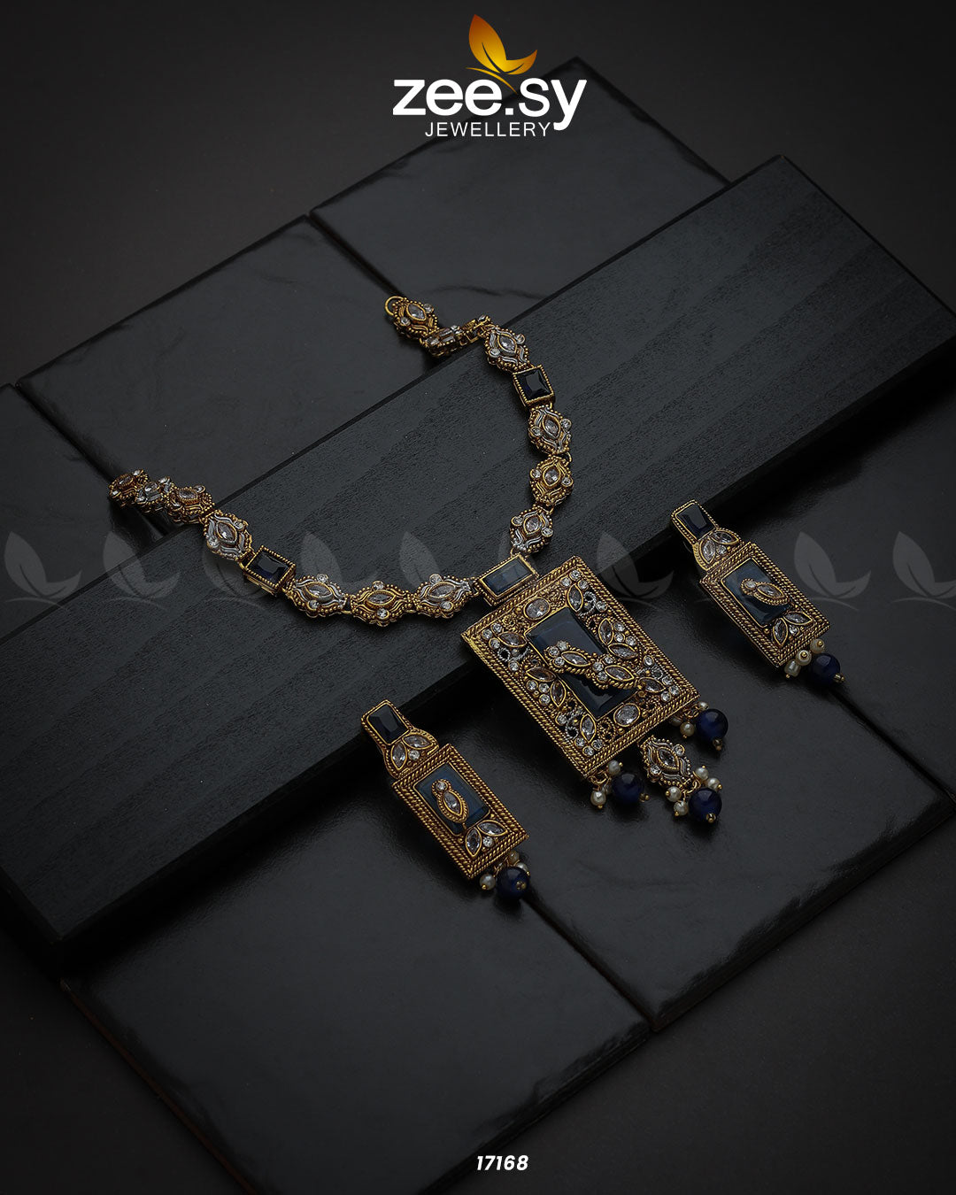Majestic Gems Necklace -  Zeesy Necklace Sets - Original Designer Dress - House of Maryam