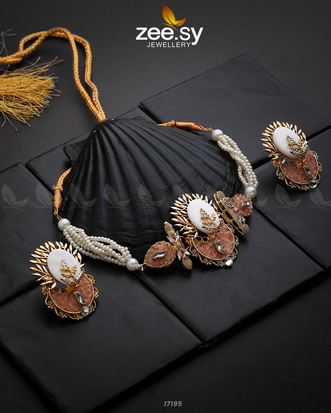 Beloved Adornments Necklace -  Zeesy Necklace Sets - Original Designer Dress - House of Maryam