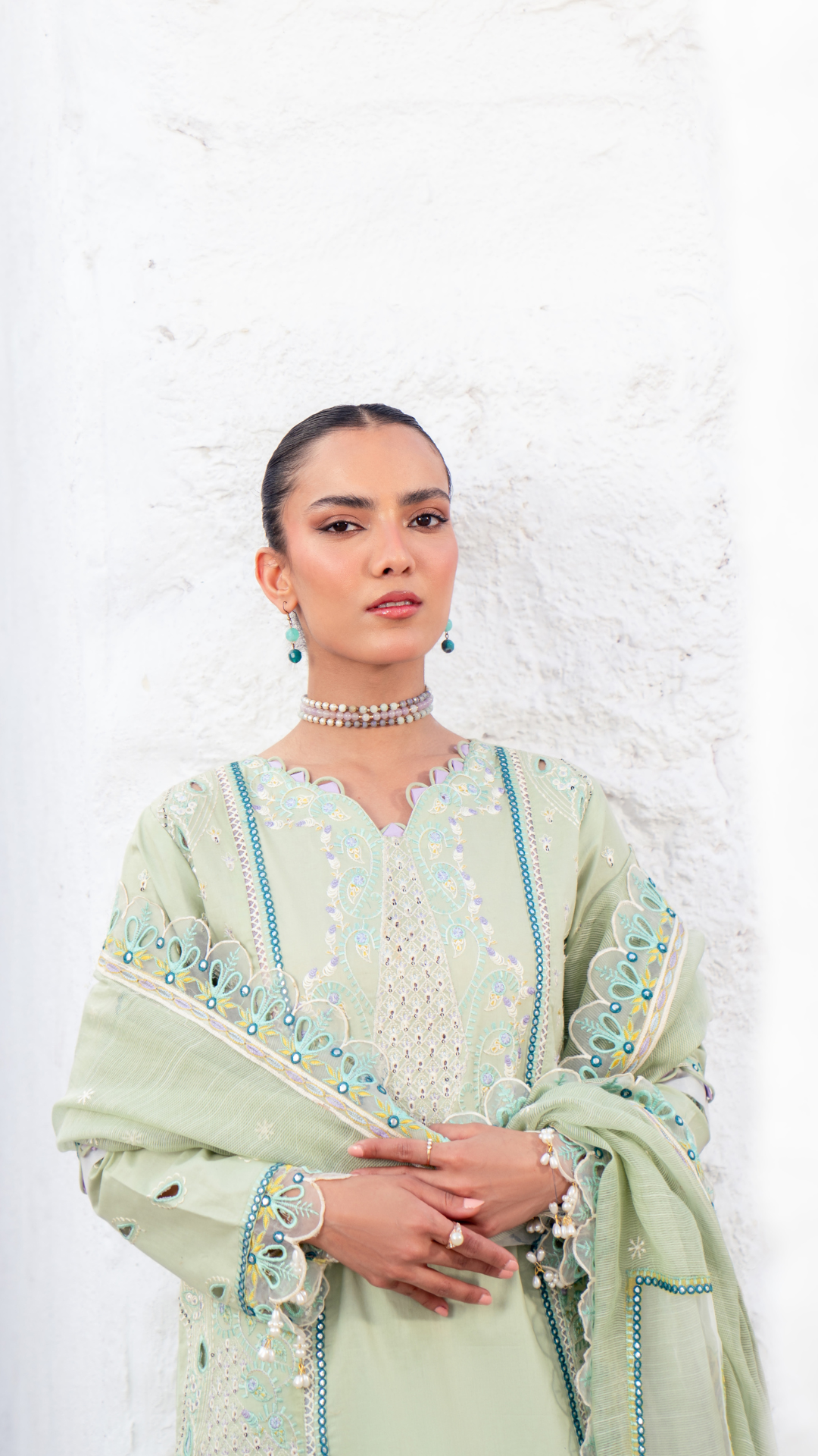 Zebtan | ZA-05 | Anaya Lawn -  Zebtan Luxury Lawn - Original Designer Dress - House of Maryam