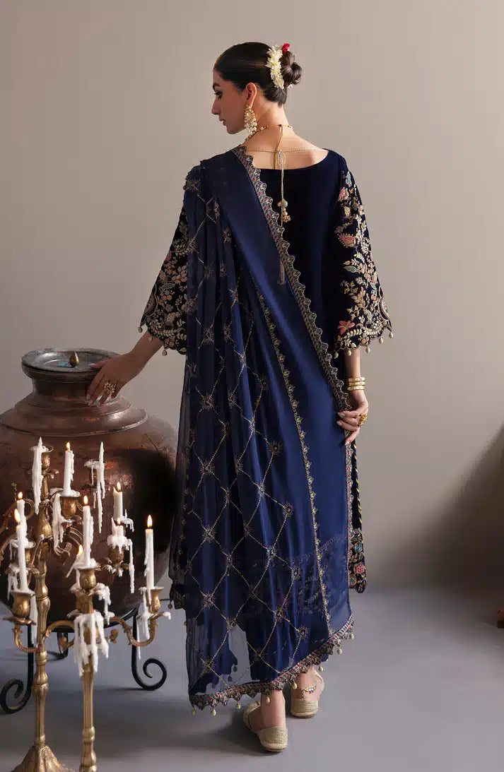 Emaan Adeel | Makhmal Velvet Edition 23 | MK-03 FALAK -  Emaan Adeel Formal - Original Designer Dress - House of Maryam