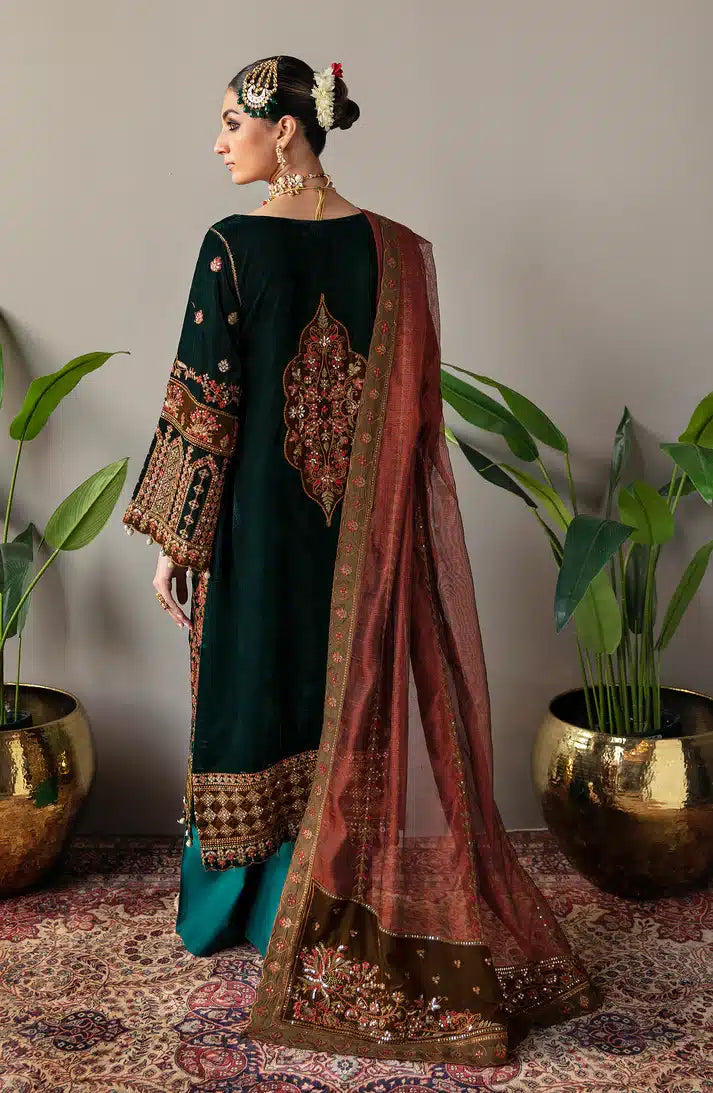 Emaan Adeel | Makhmal Velvet Edition 23 | MK-06 VERSHA -  Emaan Adeel Formal - Original Designer Dress - House of Maryam
