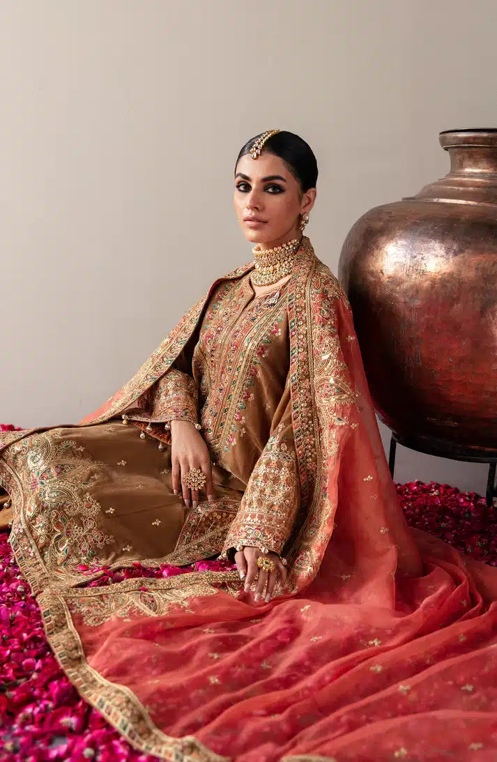 Emaan Adeel | Makhmal Velvet Edition 23 | MK-07 MERAKI -  Emaan Adeel Formal - Original Designer Dress - House of Maryam