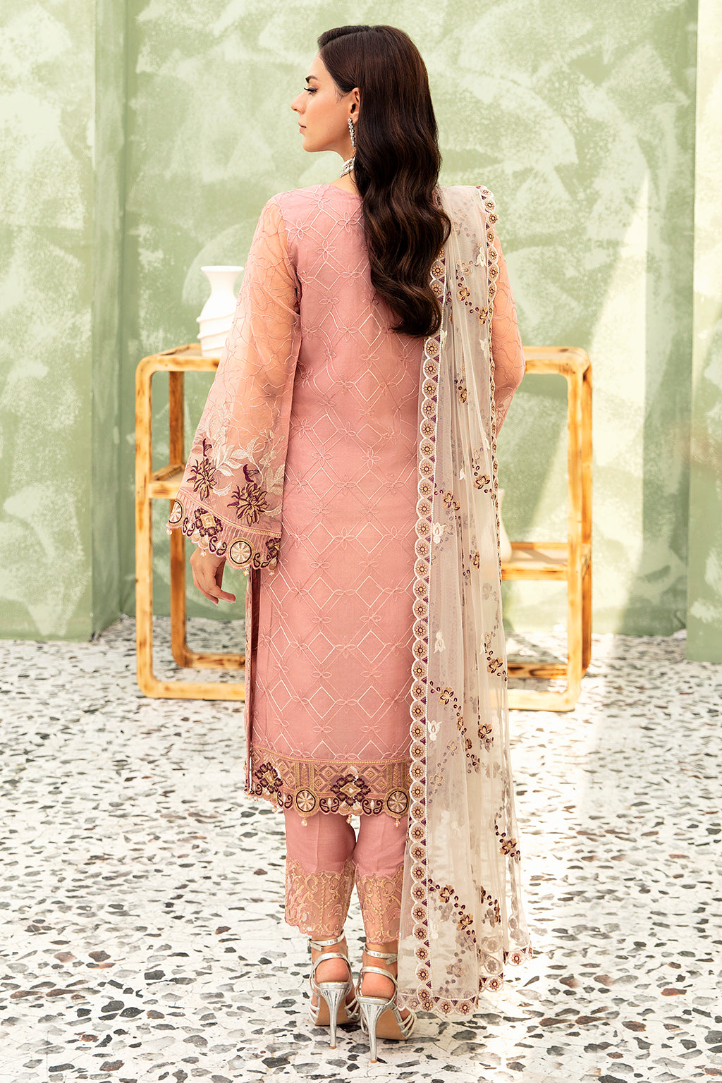 Ramsha | Minhal Organza Collection | M-903 -  Ramsha Formal - Original Designer Dress - House of Maryam