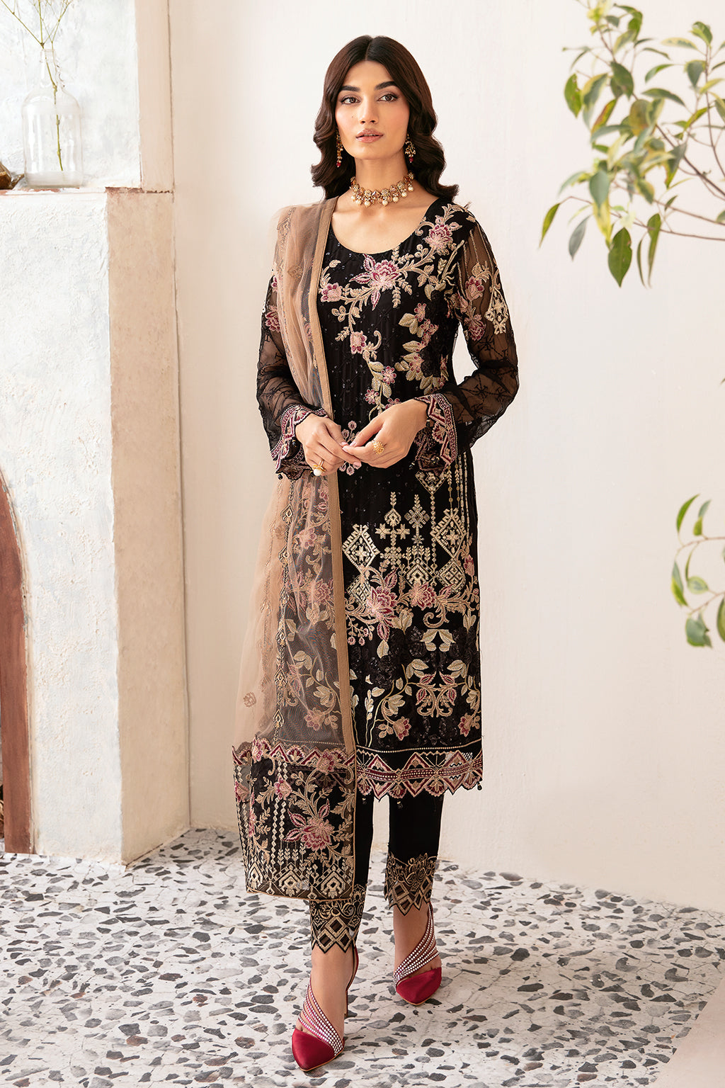 Ramsha | Rangoon Chiffon Collection 24 | D-1204 -  Ramsha Formal - Original Designer Dress - House of Maryam