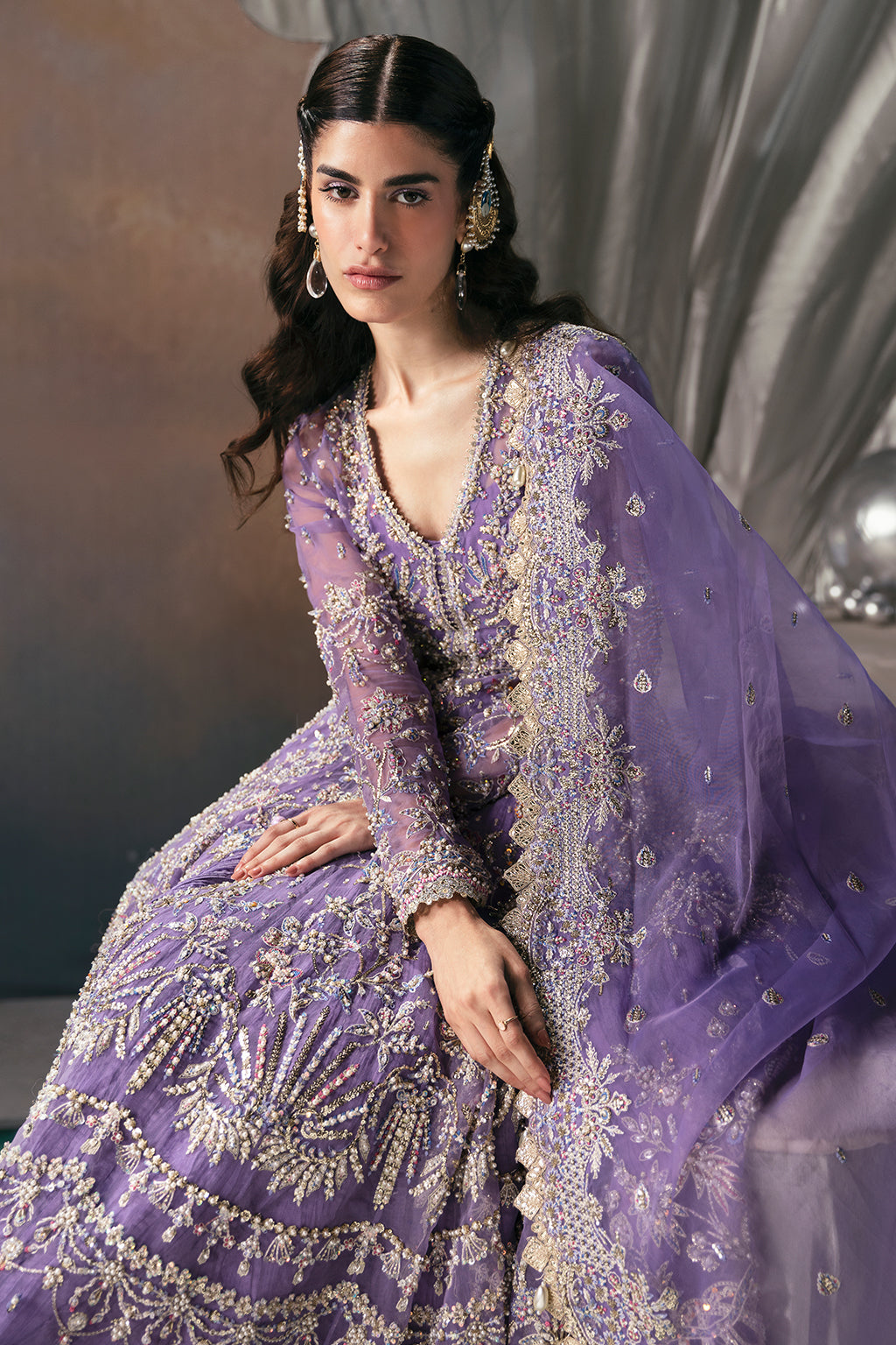 Afrozeh | Wild Flower Bloom Luxury Formals | Eloah -  Afrozeh Formal - Original Designer Dress - House of Maryam