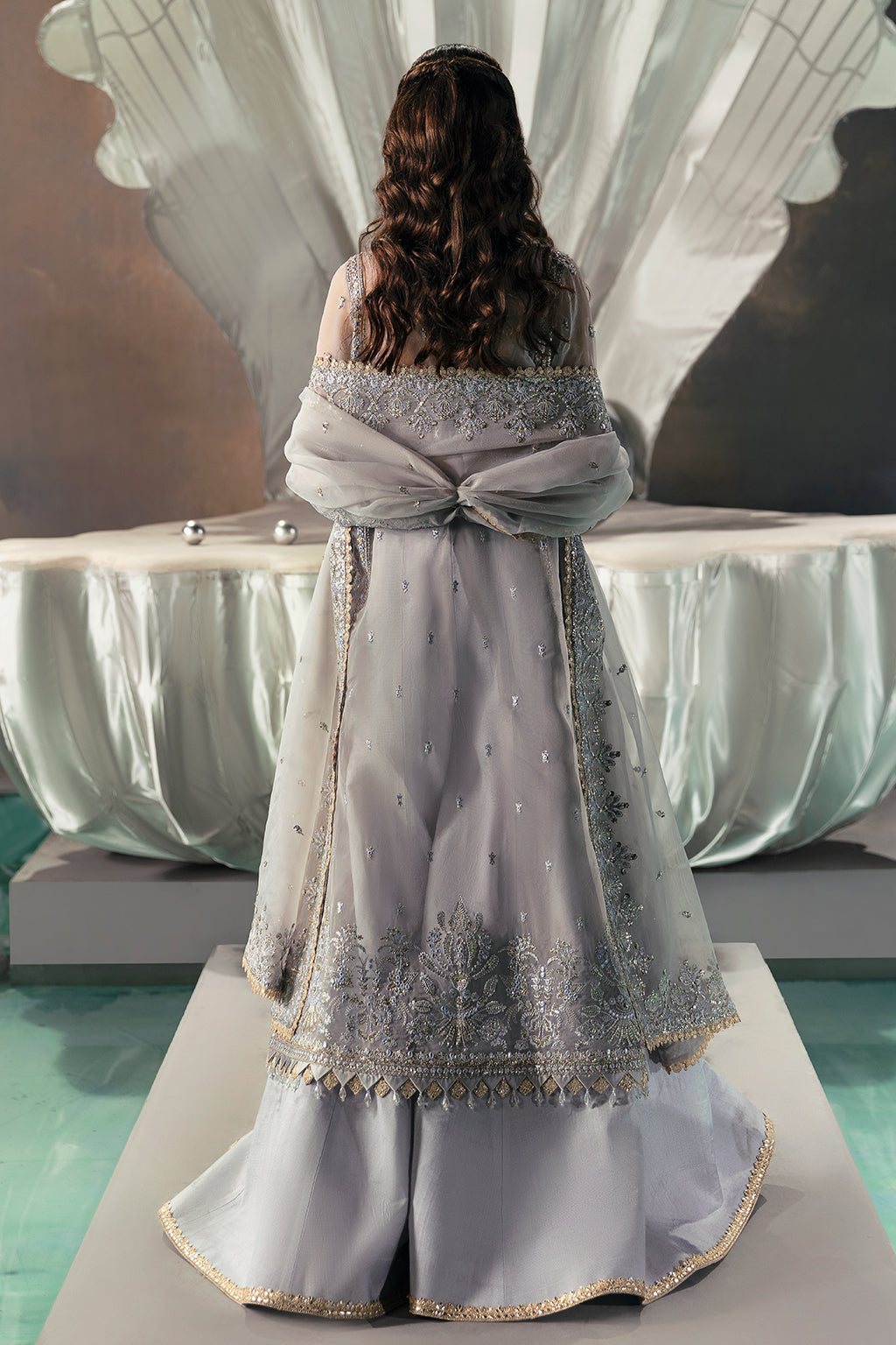 Afrozeh | Wild Flower Bloom Luxury Formals | Leona -  Afrozeh Formal - Original Designer Dress - House of Maryam