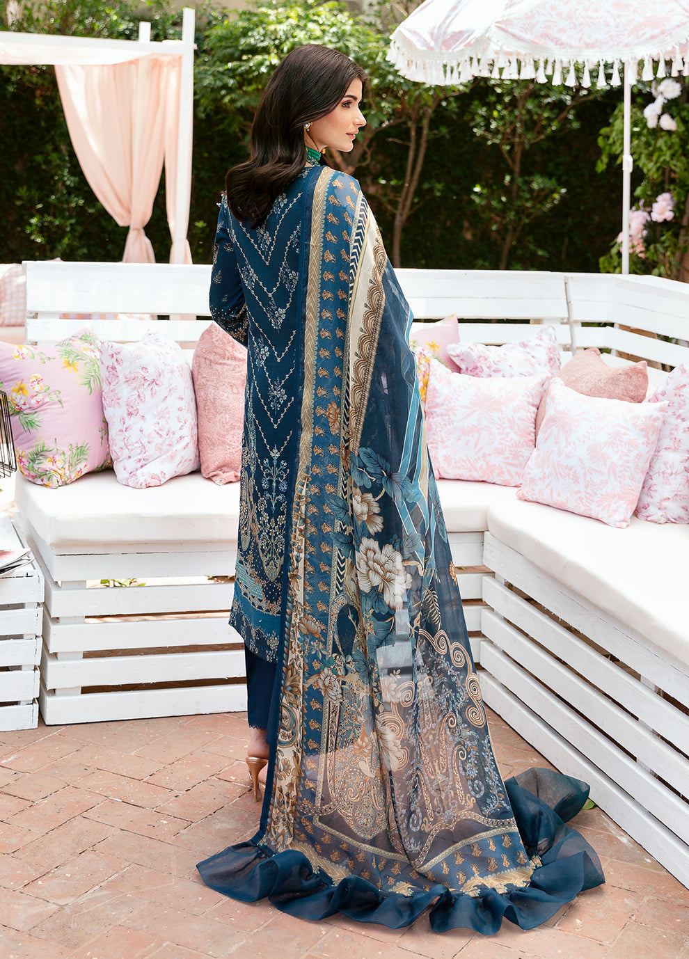 Gulaal | Summer Glow Lawn 24 | SYLVIYA (GL-L-24V3-01) -  Gulaal Luxury - Original Designer Dress - House of Maryam