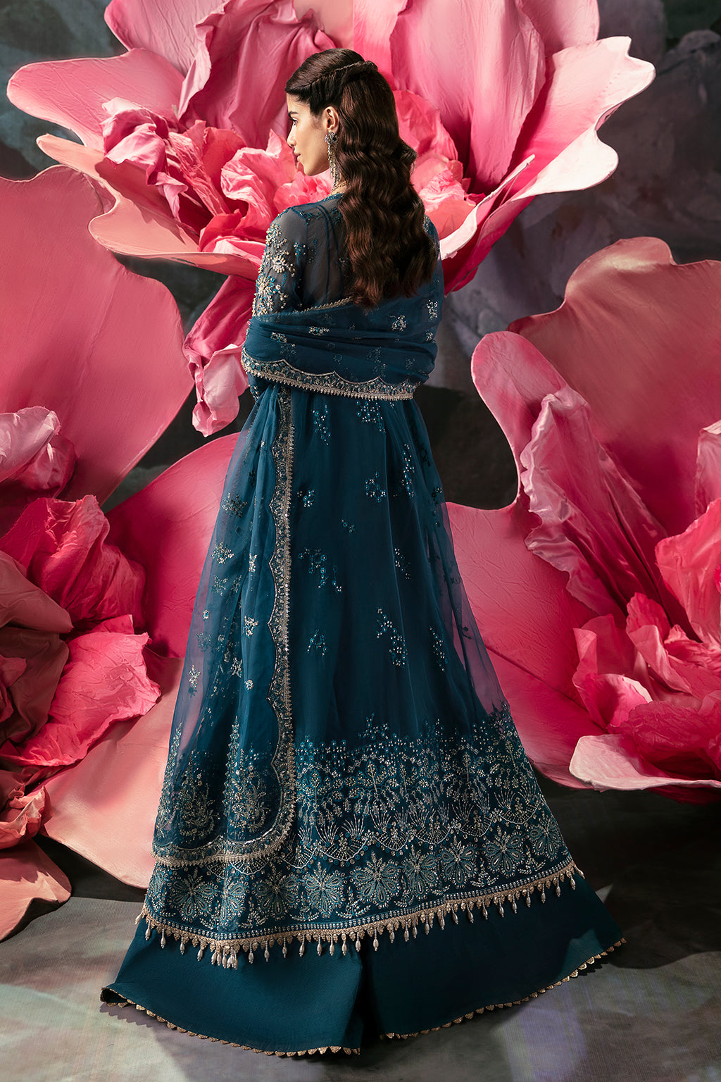 Afrozeh | Wild Flower Bloom Luxury Formals | Liza -  Afrozeh Formal - Original Designer Dress - House of Maryam