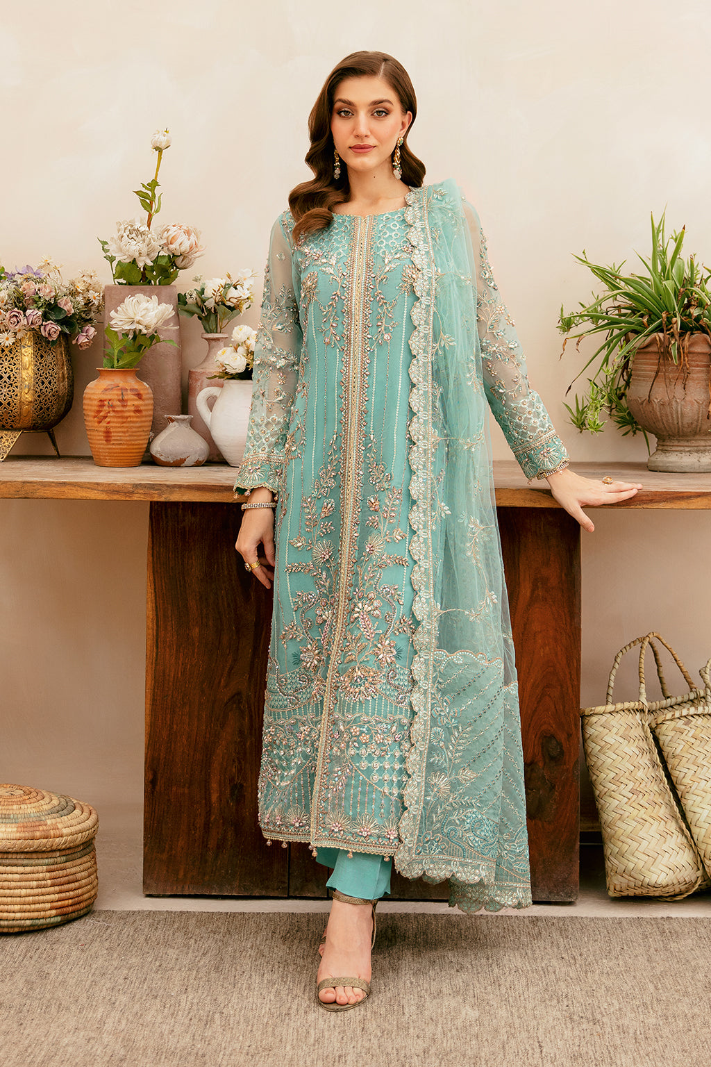 Ramsha | Luxury Wedding Collection | HA-405 -  Ramsha Formal - Original Designer Dress - House of Maryam
