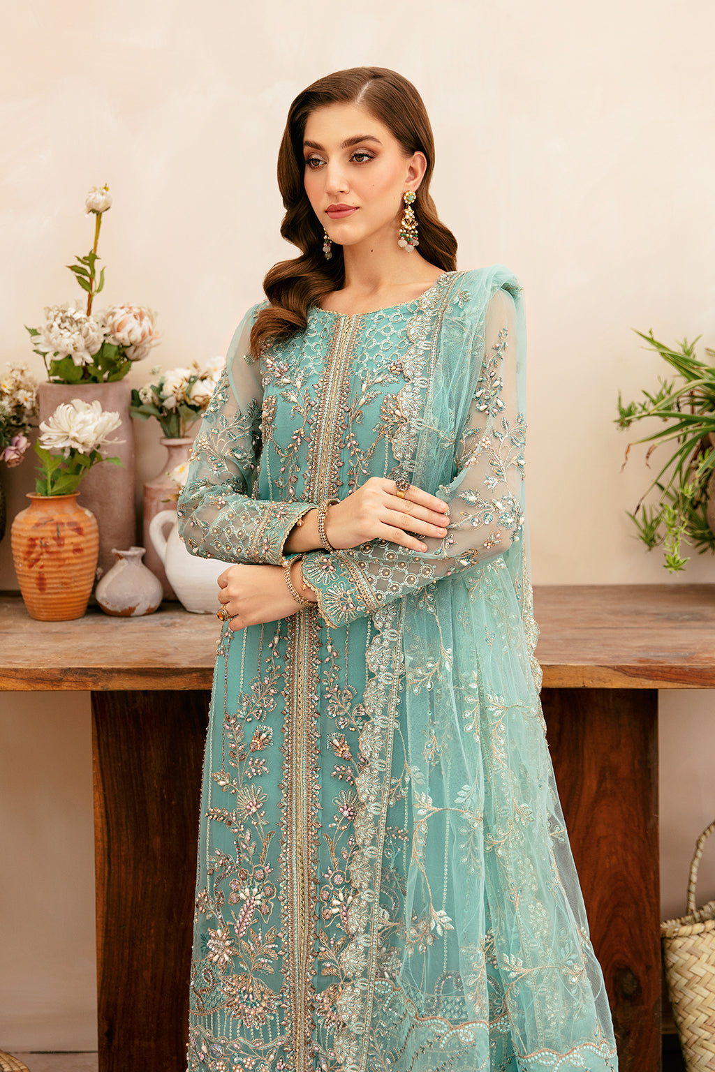 Ramsha | Luxury Wedding Collection | HA-405 -  Ramsha Formal - Original Designer Dress - House of Maryam