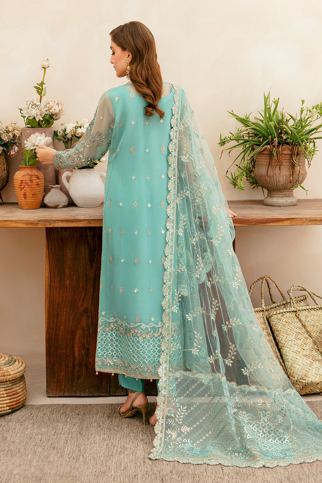 Ramsha | Luxury Wedding Collection | HA-405 -  Ramsha Formal - Original Designer Dress - House of Maryam