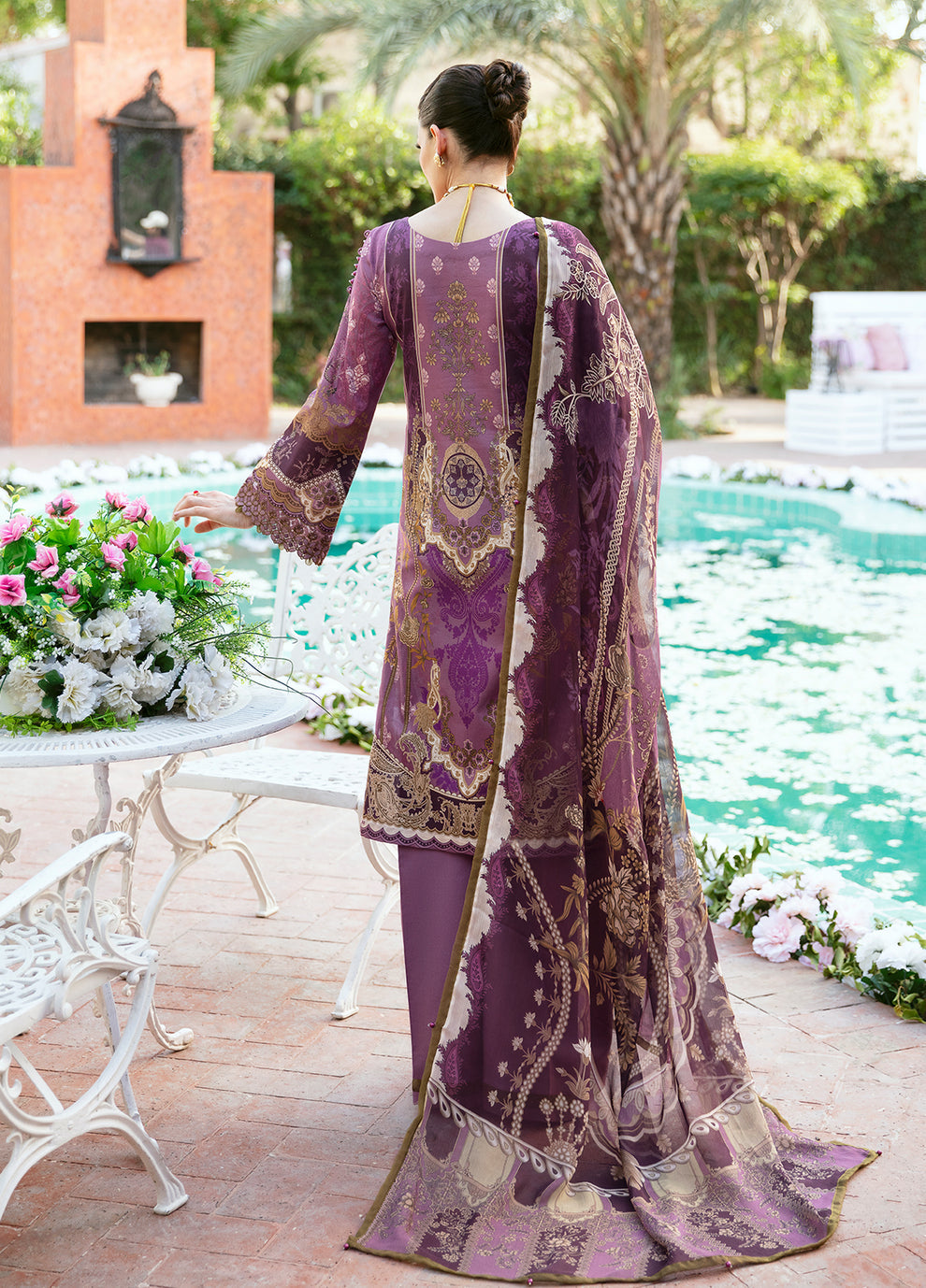 Gulaal | Summer Glow Lawn 24 | ESMERAY (GL-L-24V3-03) -  Gulaal Luxury - Original Designer Dress - House of Maryam