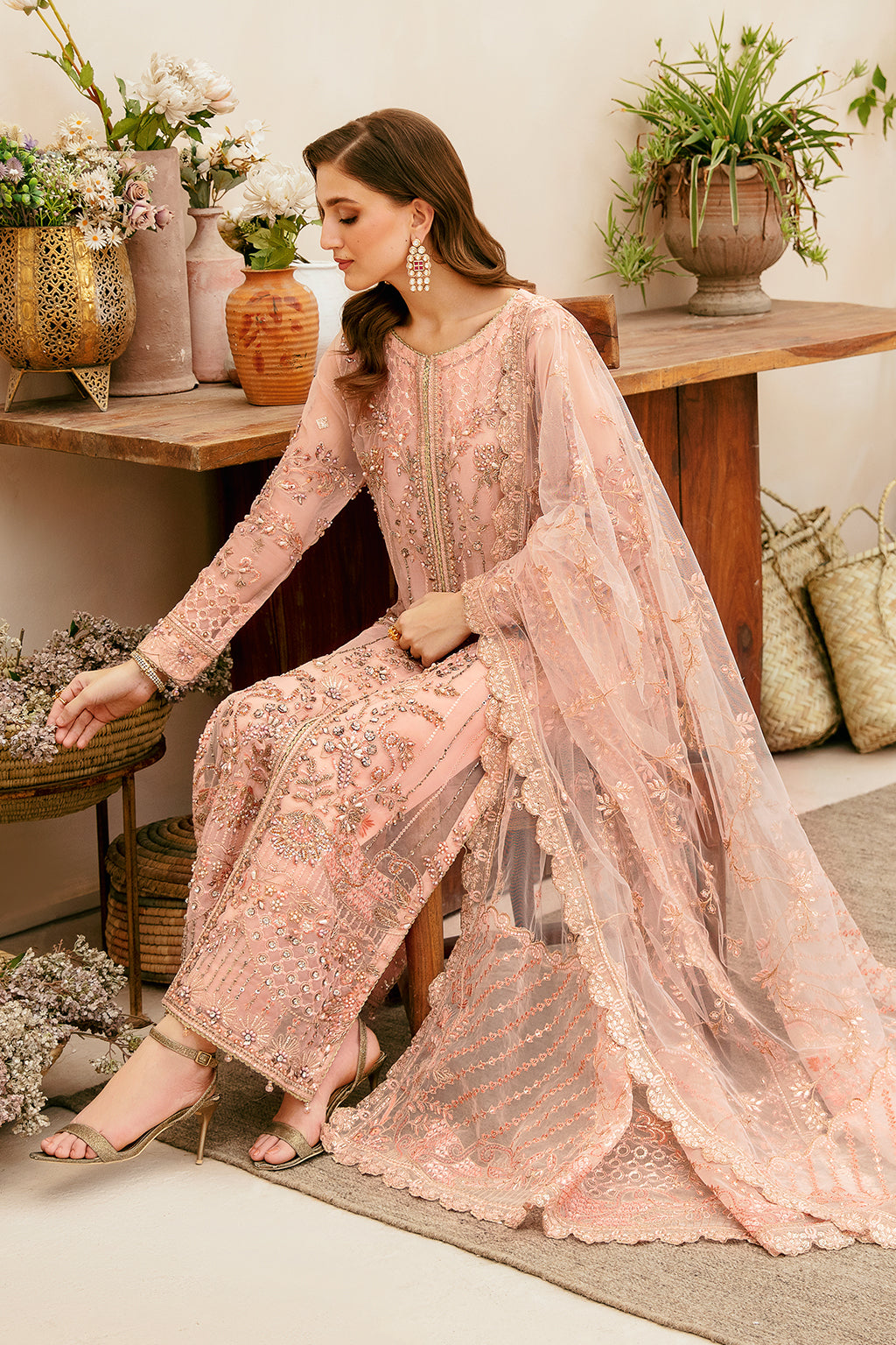 Ramsha | Luxury Wedding Collection | HB-405 -  Ramsha Formal - Original Designer Dress - House of Maryam