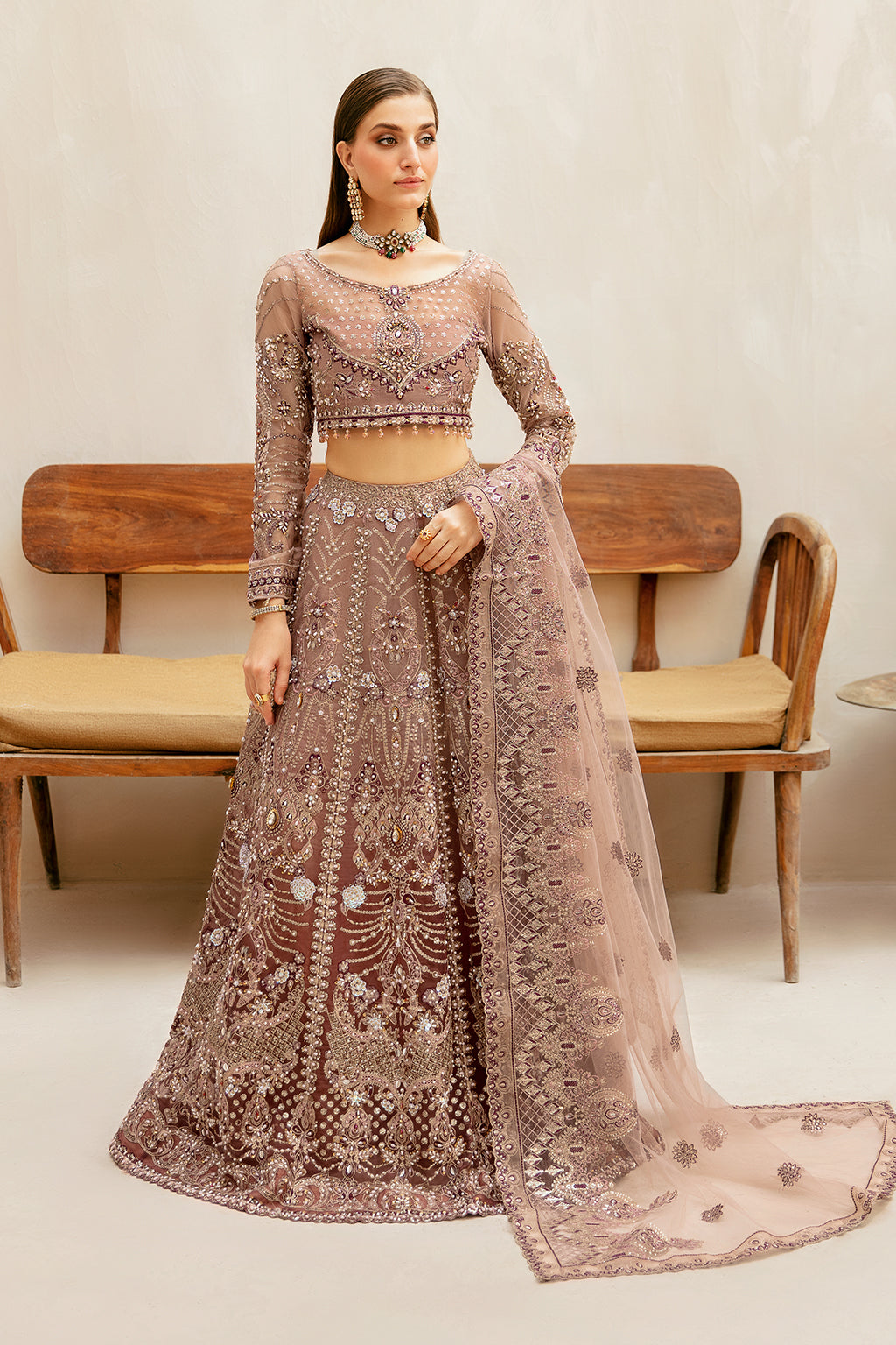 Ramsha | Luxury Wedding Collection | HA-401 -  Ramsha Formal - Original Designer Dress - House of Maryam