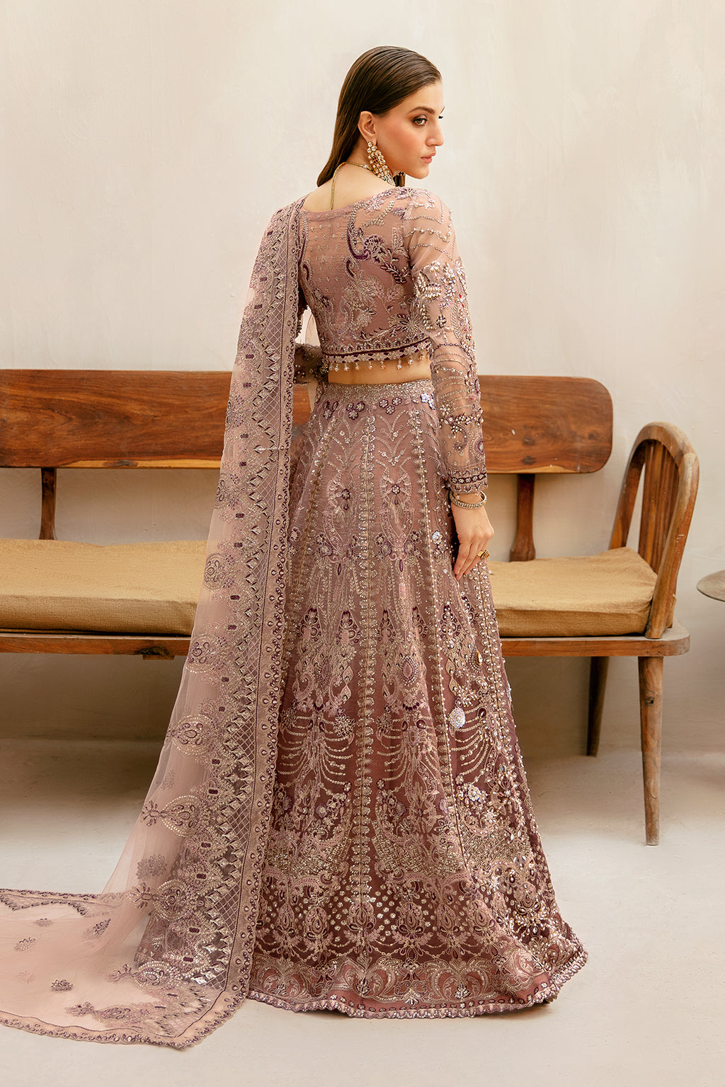 Ramsha | Luxury Wedding Collection | HA-401 -  Ramsha Formal - Original Designer Dress - House of Maryam