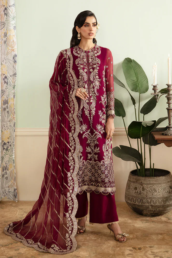 Ayzel | The Whispers of Grandeur | Salvia -  Afrozeh Formal - Original Designer Dress - House of Maryam