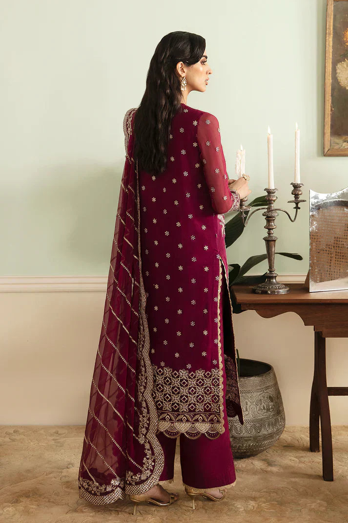 Ayzel | The Whispers of Grandeur | Salvia -  Afrozeh Formal - Original Designer Dress - House of Maryam