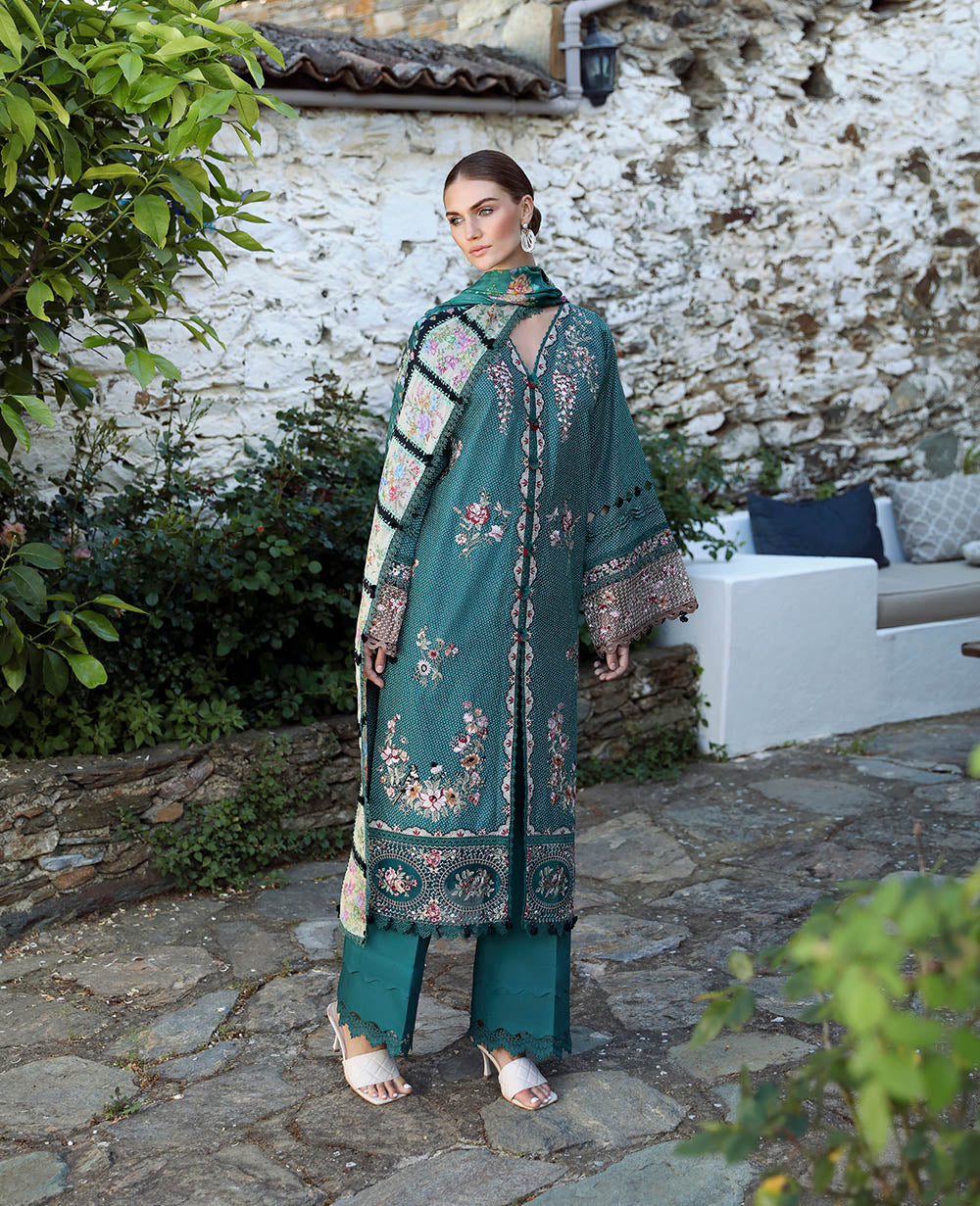 Republic Womenswear | Aylin Summer Lawn 24 | Fleur (D2-B) -  Republic Womenswear Luxury - Original Designer Dress - House of Maryam
