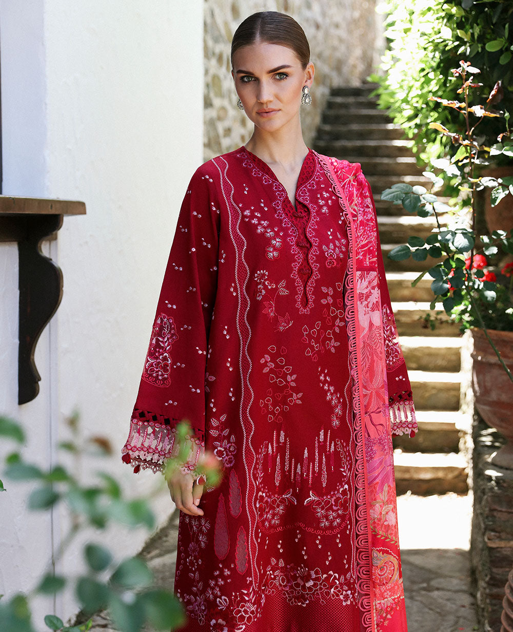 Republic Womenswear | Aylin Summer Lawn 24 | Lunara (D5-B) -  Republic Womenswear Luxury - Original Designer Dress - House of Maryam
