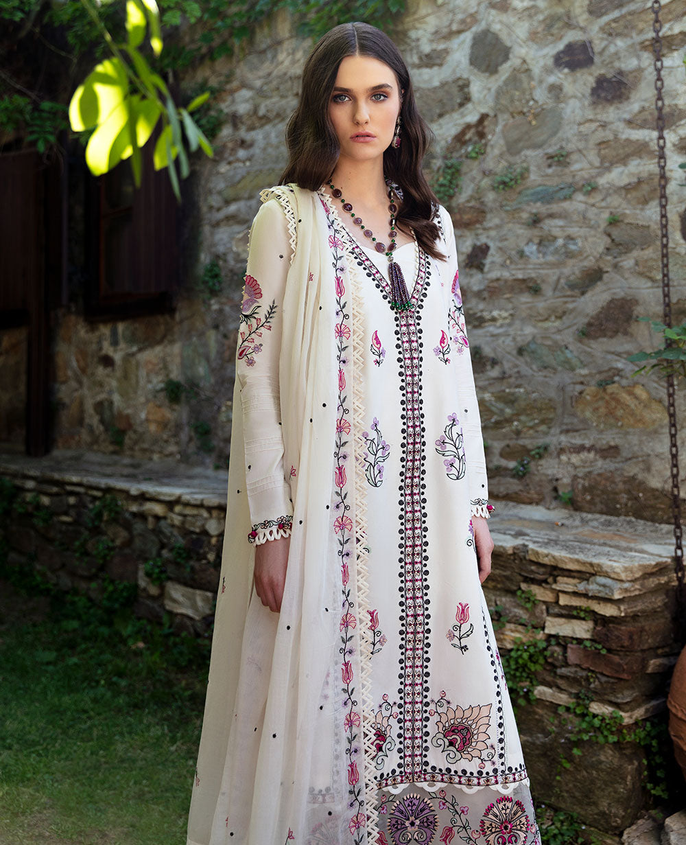 Republic Womenswear | Aylin Summer Lawn 24 | Muguet (D1-B) -  Republic Womenswear Luxury - Original Designer Dress - House of Maryam