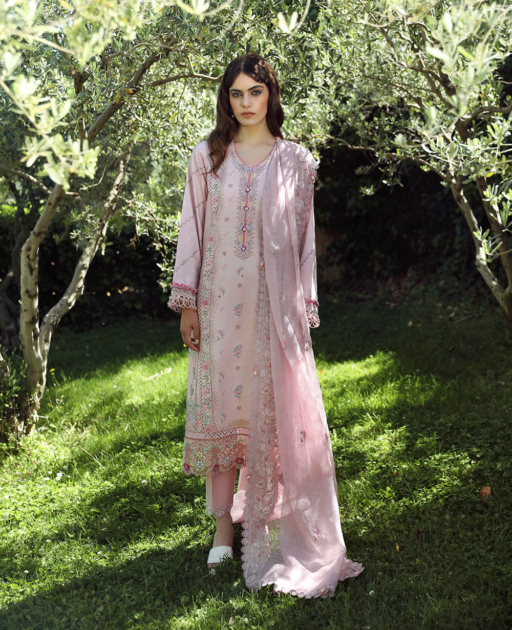 Republic Womenswear | Aylin Summer Lawn 24 | Meleze (D4-B) -  Republic Womenswear Luxury - Original Designer Dress - House of Maryam