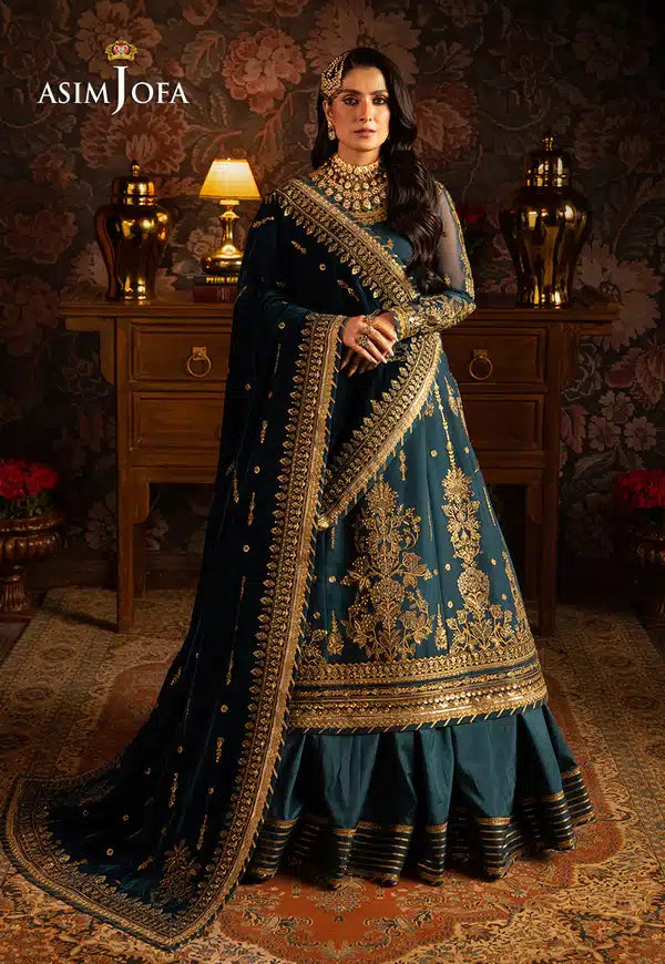 Asim Jofa | Makhmal Wedding Velvet 23 | AJMM-07 -  Asim Jofa Bridal - Original Designer Dress - House of Maryam