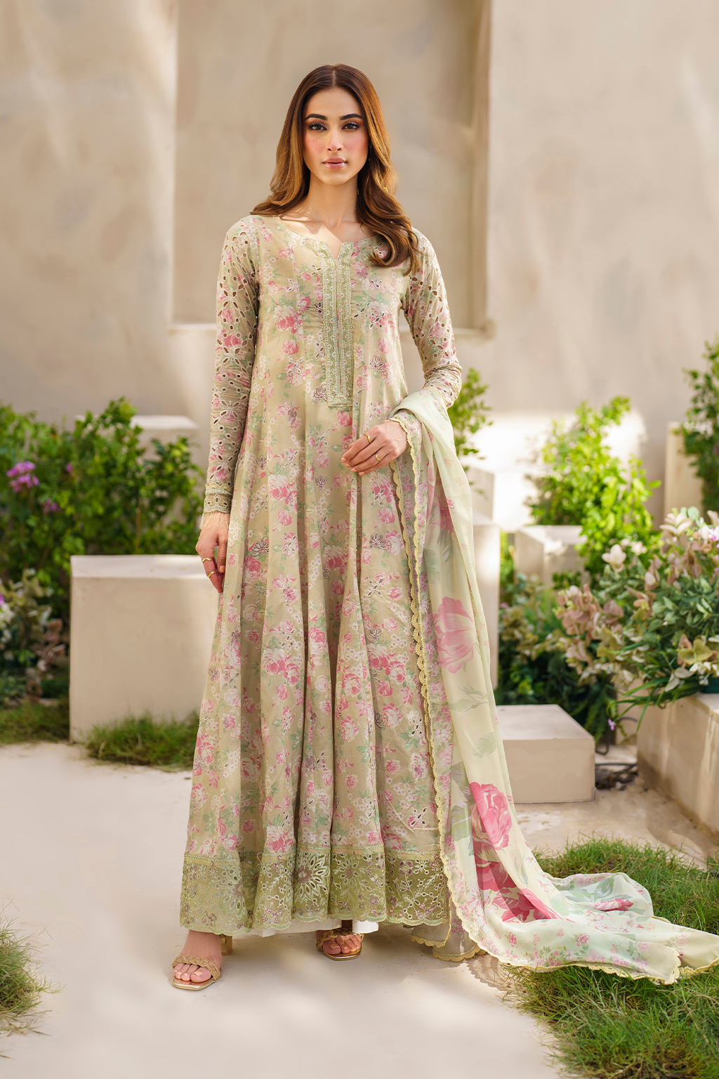 Iznik | Festive lawn 24 | SFL-05 -  Iznik Luxury - Original Designer Dress - House of Maryam