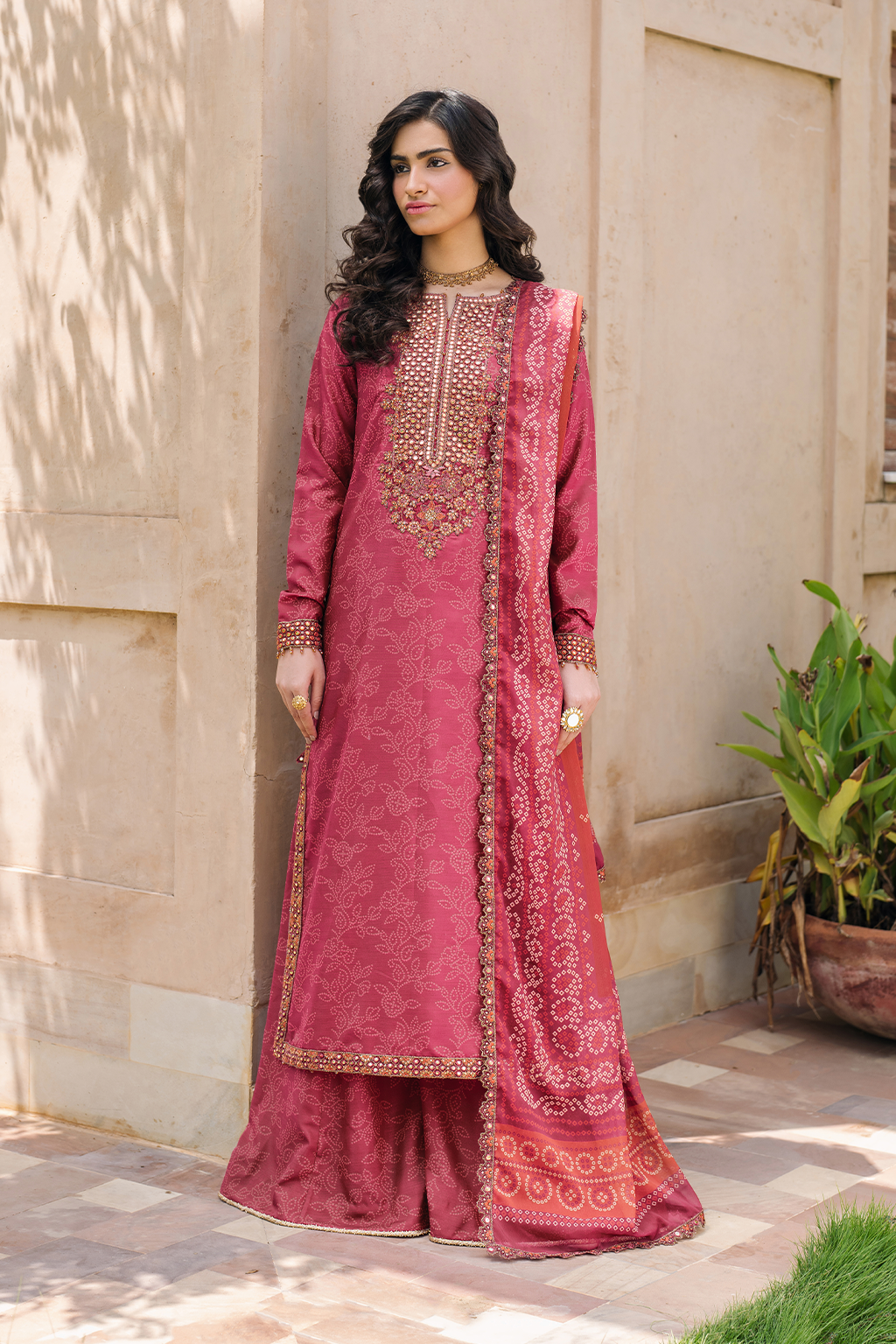 Iznik | Bandhani Formals | UE-336 -  Iznik Ladies Clothes - Original Designer Dress - House of Maryam