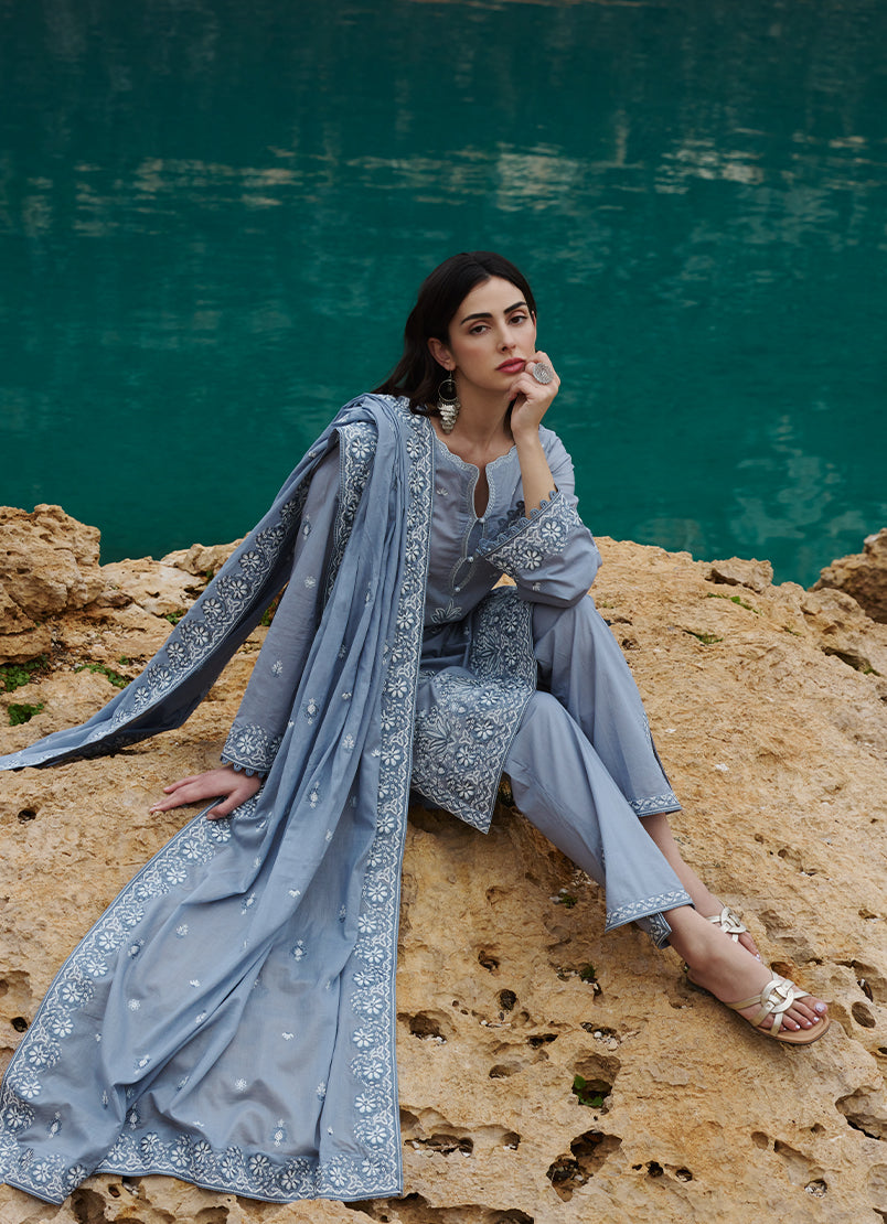 Image | Lawnkari 25 | Defne -  Image Ladies Clothes - Original Designer Dress - House of Maryam