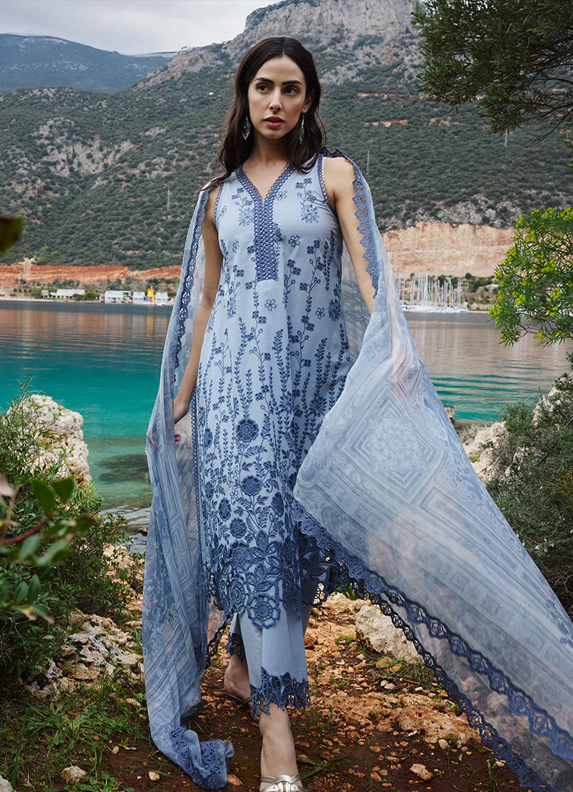 Image | Lawnkari 25 | Zayna -  Image Ladies Clothes - Original Designer Dress - House of Maryam