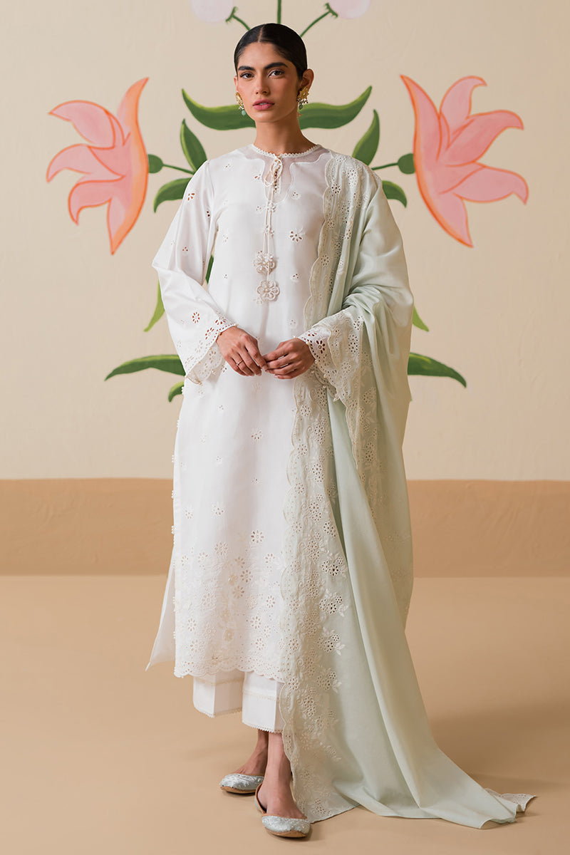 Cross Stitch | Chikankari Lawn Collection | P-06 -  Cross Stitch Luxury - Original Designer Dress - House of Maryam