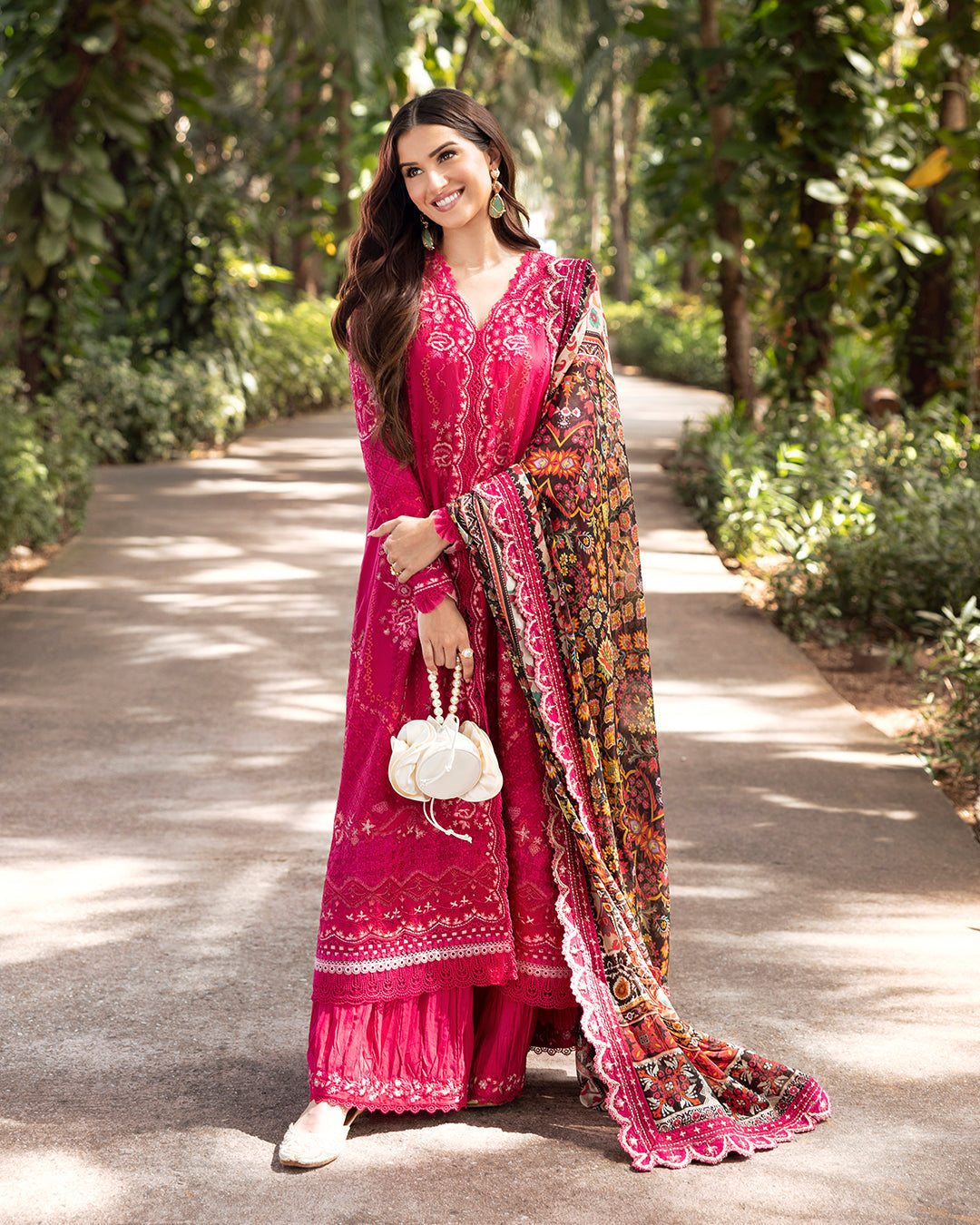 Faiza Saqlain | Zinnia Lawn 25 | Varda -  Faiza Saqlain Ladies Clothes - Original Designer Dress - House of Maryam