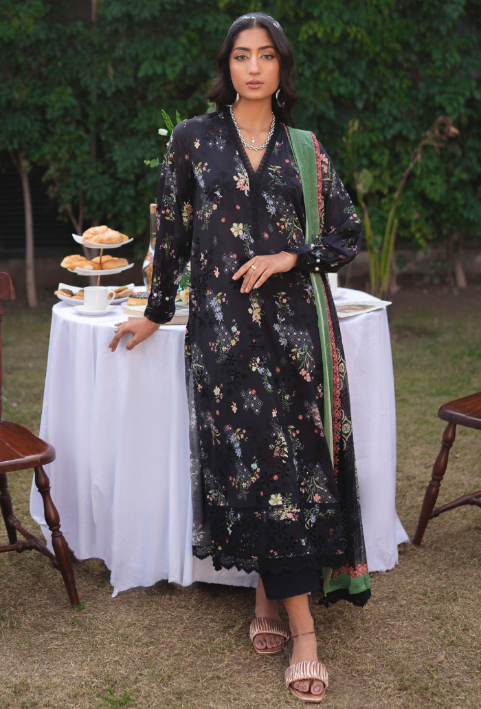 Humdum | Gardenia Lawn 24 |Printkari Lawn - PLG 01 -  HumDum Luxury - Original Designer Dress - House of Maryam