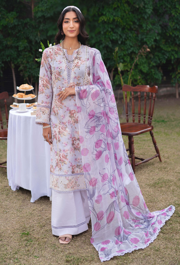 Humdum | Gardenia Lawn 24 | Printkari Lawn PLG 04 -  HumDum Luxury - Original Designer Dress - House of Maryam