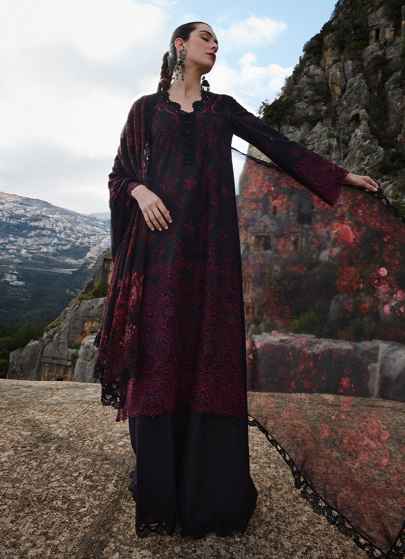 Image | Lawnkari 25 | Zamiya -  Image Ladies Clothes - Original Designer Dress - House of Maryam