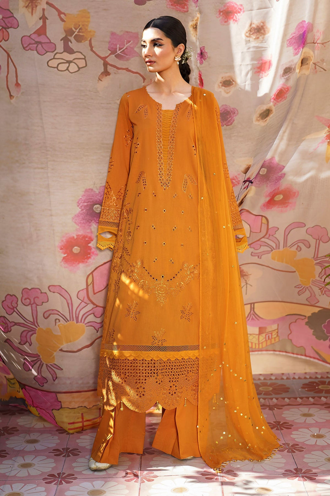 Nureh | Bazaar Lawn | NS-138 -  Nureh Luxury - Original Designer Dress - House of Maryam
